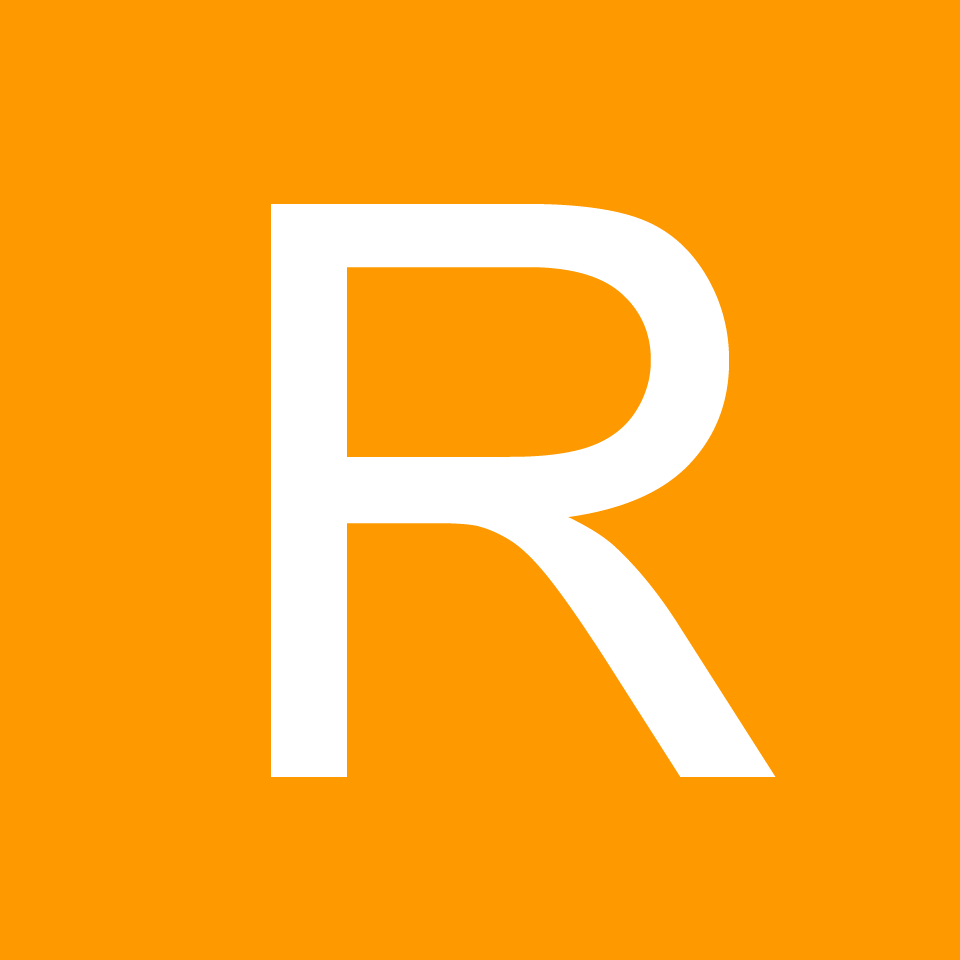 yellow R